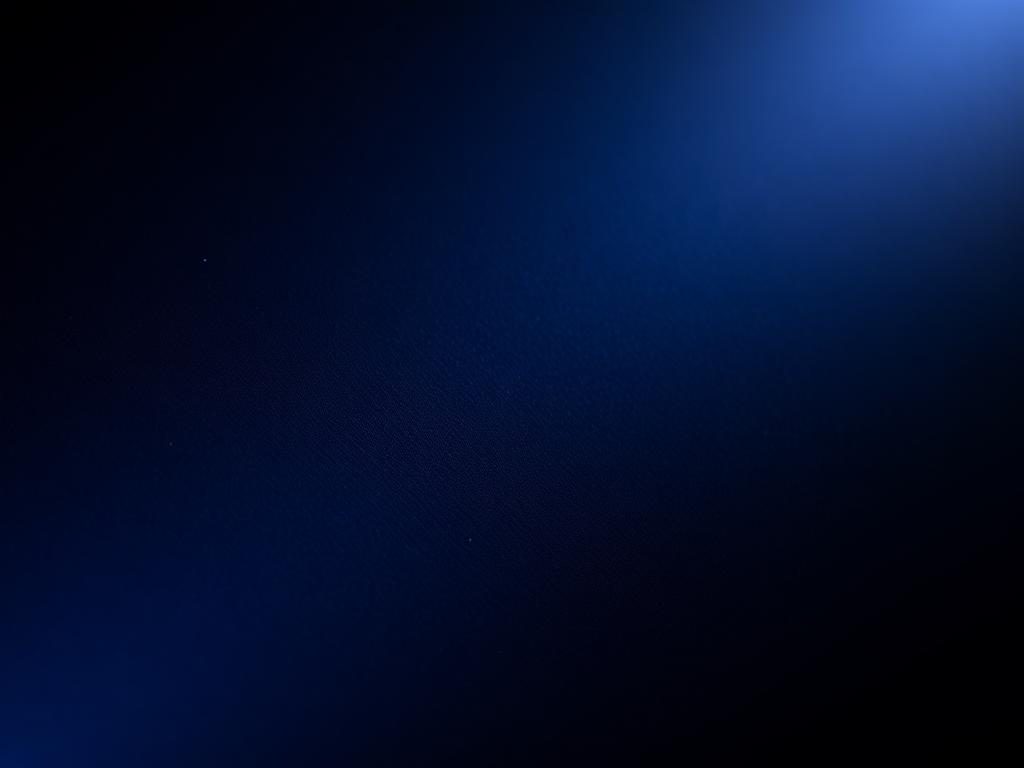 Dark coated panel transitioning from deep blue into near-black shadow
