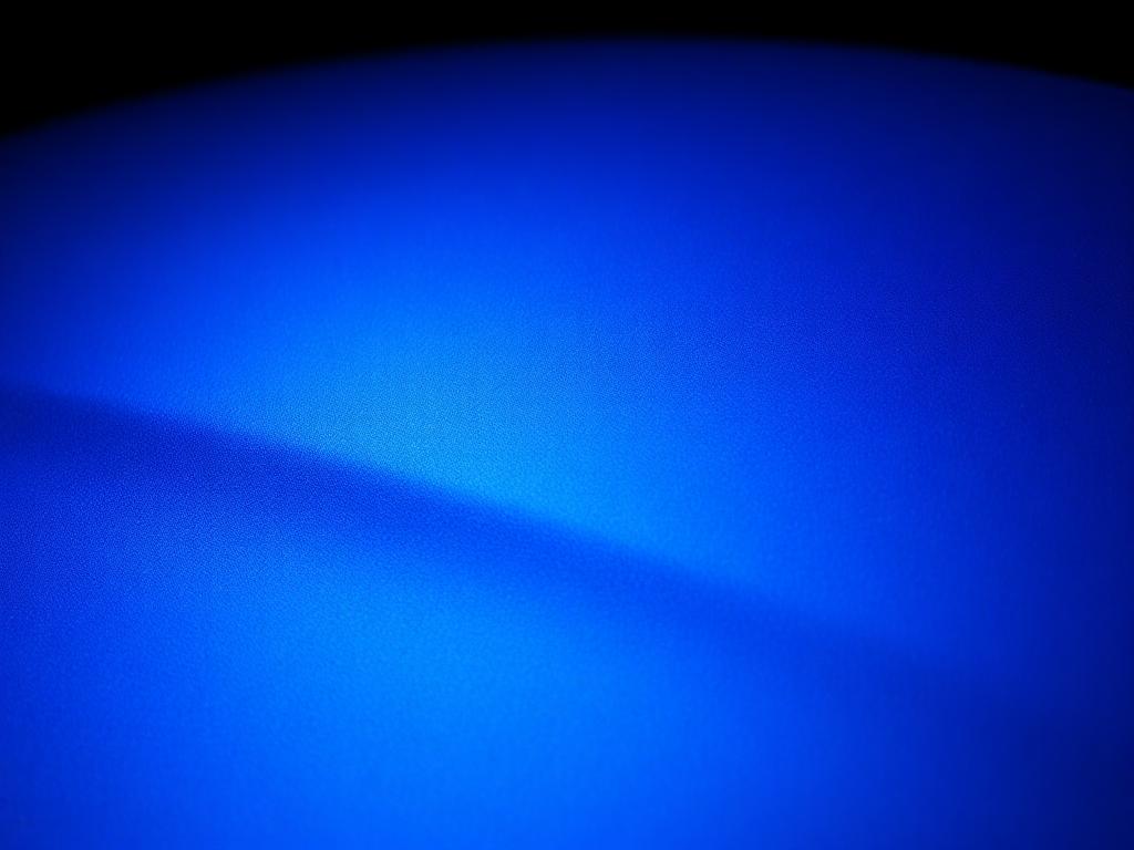 Macro surface study of a luminous saturated reddish-blue coated panel